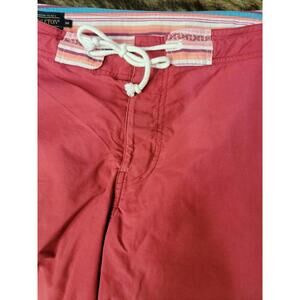 Pendleton Surf Shorts Size 36 Sailor Red Drawstrings Waist #H